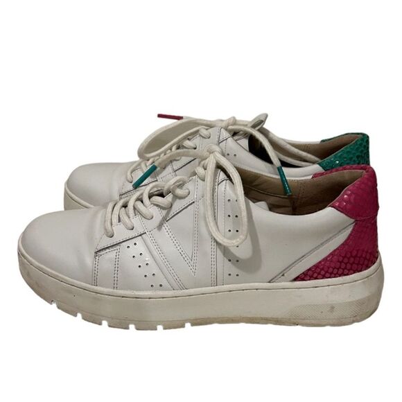 VIONIC SIMASA LEATHER COMFORT FASHION SNEAKERS SIZE 7 - Picture 2 of 6
